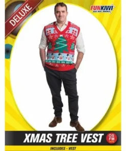 Allen Trading Xmas Tree Vest - Adult Christmas & New Year