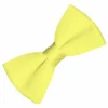 Swedia's Yellow Satin Bow Tie Suspenders & Ties 1 Swedia's Yellow Satin Bow Tie Suspenders & Ties