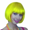 Carnival Products 1980's Wig-Yellow Bob
