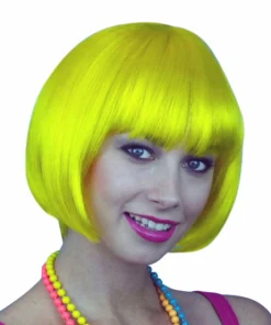 Carnival Products 1980's Wig-Yellow Bob
